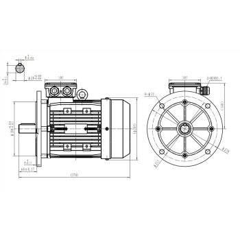 Silnik elektryczny 3,0kW 1400 obr/min. 100B5